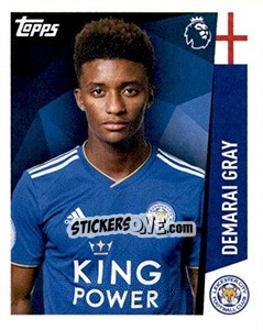 Sticker Demarai Gray - Premier League Inglese 2018-2019 n. 179 - Topps