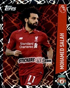 Sticker Mohamed Salah - Premier League Inglese 2018-2019 n. 188 - Topps