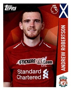 Sticker Andrew Robertson - Premier League Inglese 2018-2019 n. 191 - Topps