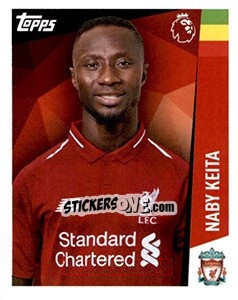 Sticker Naby Keïta - Premier League Inglese 2018-2019 n. 195 - Topps