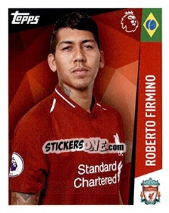 Cromo Roberto Firmino - Premier League Inglese 2018-2019 - Topps