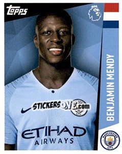 Sticker Benjamin Mendy - Premier League Inglese 2018-2019 - Topps