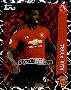 Sticker Paul Pogba - Premier League Inglese 2018-2019 n. 216 - Topps