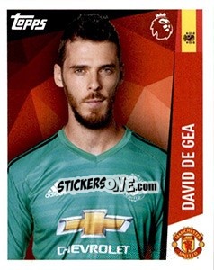 Sticker David de Gea - Premier League Inglese 2018-2019 n. 217 - Topps