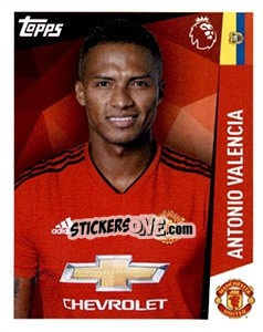 Figurina Antonio Valencia - Premier League Inglese 2018-2019 - Topps