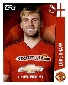 Cromo Luke Shaw - Premier League Inglese 2018-2019 - Topps