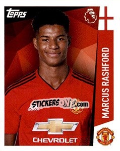Sticker Marcus Rashford - Premier League Inglese 2018-2019 n. 224 - Topps