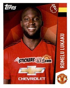 Sticker Romelu Lukaku - Premier League Inglese 2018-2019 n. 226 - Topps