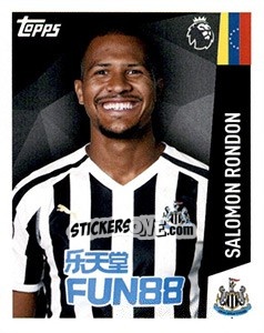 Sticker Salomon Rondon - Premier League Inglese 2018-2019 n. 239 - Topps
