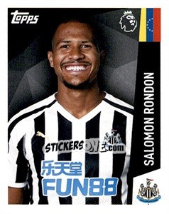 Figurina Salomon Rondon - Premier League Inglese 2018-2019 - Topps