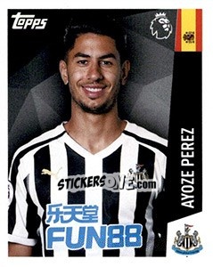 Figurina Ayoze Perez - Premier League Inglese 2018-2019 - Topps