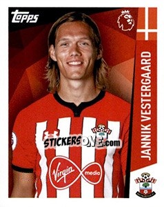 Sticker Jannik Vestergaard - Premier League Inglese 2018-2019 n. 247 - Topps