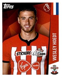 Sticker Wesley Hoedt - Premier League Inglese 2018-2019 n. 249 - Topps