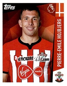 Sticker Pierre-Emile Hojbjerg - Premier League Inglese 2018-2019 n. 250 - Topps