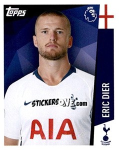 Sticker Eric Dier - Premier League Inglese 2018-2019 n. 263 - Topps