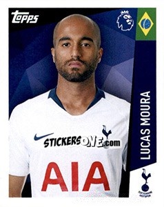 Sticker Lucas Moura - Premier League Inglese 2018-2019 n. 266 - Topps
