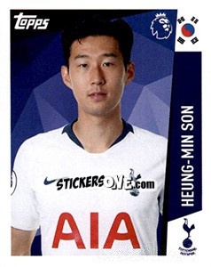 Sticker Heung-Min Son - Premier League Inglese 2018-2019 n. 267 - Topps