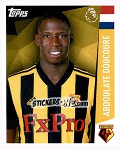 Sticker Abdoulaye Doucoure - Premier League Inglese 2018-2019 n. 278 - Topps