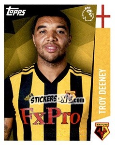 Figurina Troy Deeney - Premier League Inglese 2018-2019 n. 282 - Topps