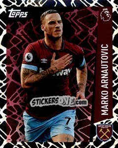 Sticker Marko Arnautovic - Premier League Inglese 2018-2019 n. 286 - Topps