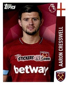 Figurina Aaron Cresswell - Premier League Inglese 2018-2019 - Topps