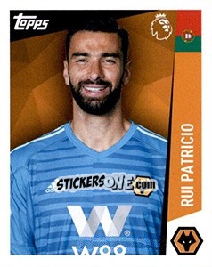 Sticker Rui Patricio - Premier League Inglese 2018-2019 n. 301 - Topps