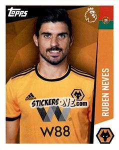 Sticker Ruben Neves - Premier League Inglese 2018-2019 n. 306 - Topps