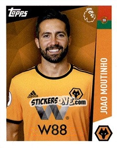 Sticker Joao Moutinho - Premier League Inglese 2018-2019 n. 308 - Topps