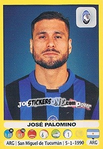 Sticker José Palomino - Calciatori 2018-2019 - Panini