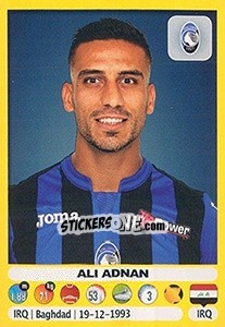 Figurina Ali Adnan - Calciatori 2018-2019 - Panini