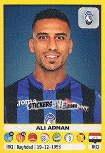Sticker Ali Adnan - Calciatori 2018-2019 n. 12 - Panini