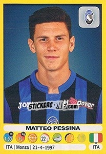Figurina Matteo Pessina - Calciatori 2018-2019 - Panini