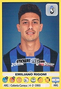 Sticker Emiliano Rigoni - Calciatori 2018-2019 - Panini