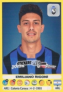 Sticker Emiliano Rigoni - Calciatori 2018-2019 n. 23 - Panini