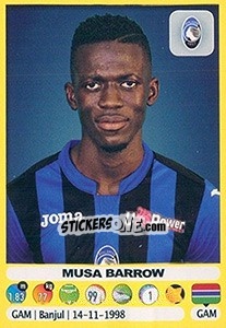 Sticker Musa Barrow - Calciatori 2018-2019 n. 25 - Panini