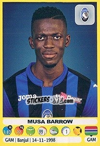 Cromo Musa Barrow - Calciatori 2018-2019 - Panini