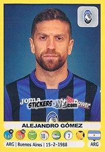 Sticker Alejandro Gómez - Calciatori 2018-2019 - Panini