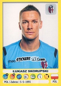 Sticker Lukasz Skorupski - Calciatori 2018-2019 n. 33 - Panini