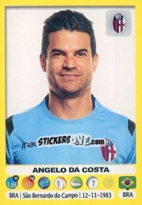 Sticker Angelo Da Costa - Calciatori 2018-2019 n. 34 - Panini