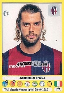 Figurina Andrea Poli - Calciatori 2018-2019 - Panini