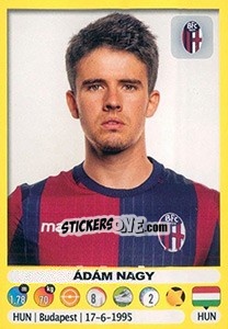 Sticker Ádám Nagy - Calciatori 2018-2019 n. 48 - Panini