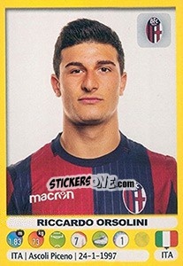 Sticker Riccardo Orsolini - Calciatori 2018-2019 - Panini