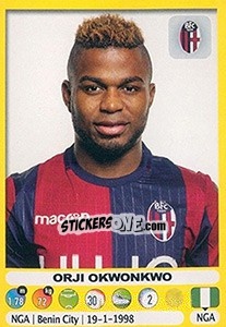 Figurina Orji Okwonkwo - Calciatori 2018-2019 - Panini