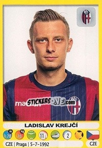 Sticker Ladislav Krejcí - Calciatori 2018-2019 n. 52 - Panini
