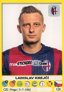 Cromo Ladislav Krejcí - Calciatori 2018-2019 - Panini