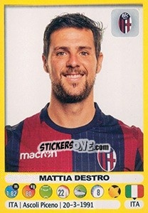 Sticker Mattia Destro - Calciatori 2018-2019 n. 56 - Panini