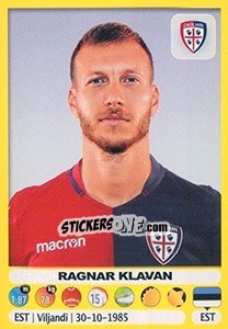 Figurina Ragnar Klavan - Calciatori 2018-2019 - Panini