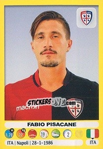 Cromo Fabio Pisacane - Calciatori 2018-2019 - Panini