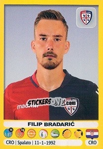 Sticker Filip Bradaric - Calciatori 2018-2019 - Panini