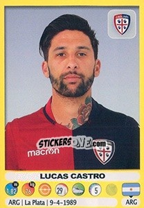 Figurina Lucas Castro - Calciatori 2018-2019 - Panini
